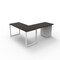 We'Re It Connect It L-Shaped Desk, 77 in D X 30 in H, 66 in W X Thermally Fused Laminate DI66304824L1BBF-WH-ESP - alternate 4